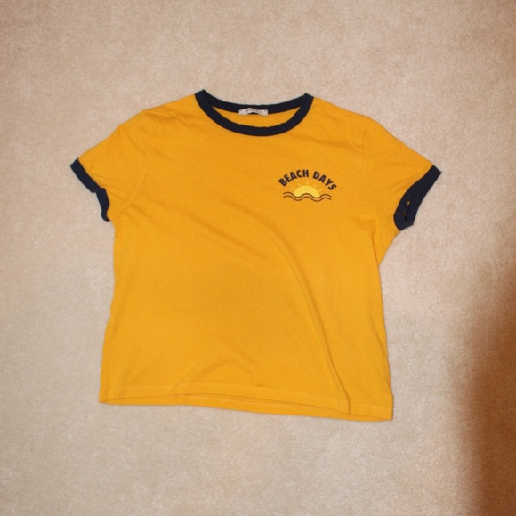 [3 for $25] Zara Cute Yellow Tshirt - Picture 2 of 2
